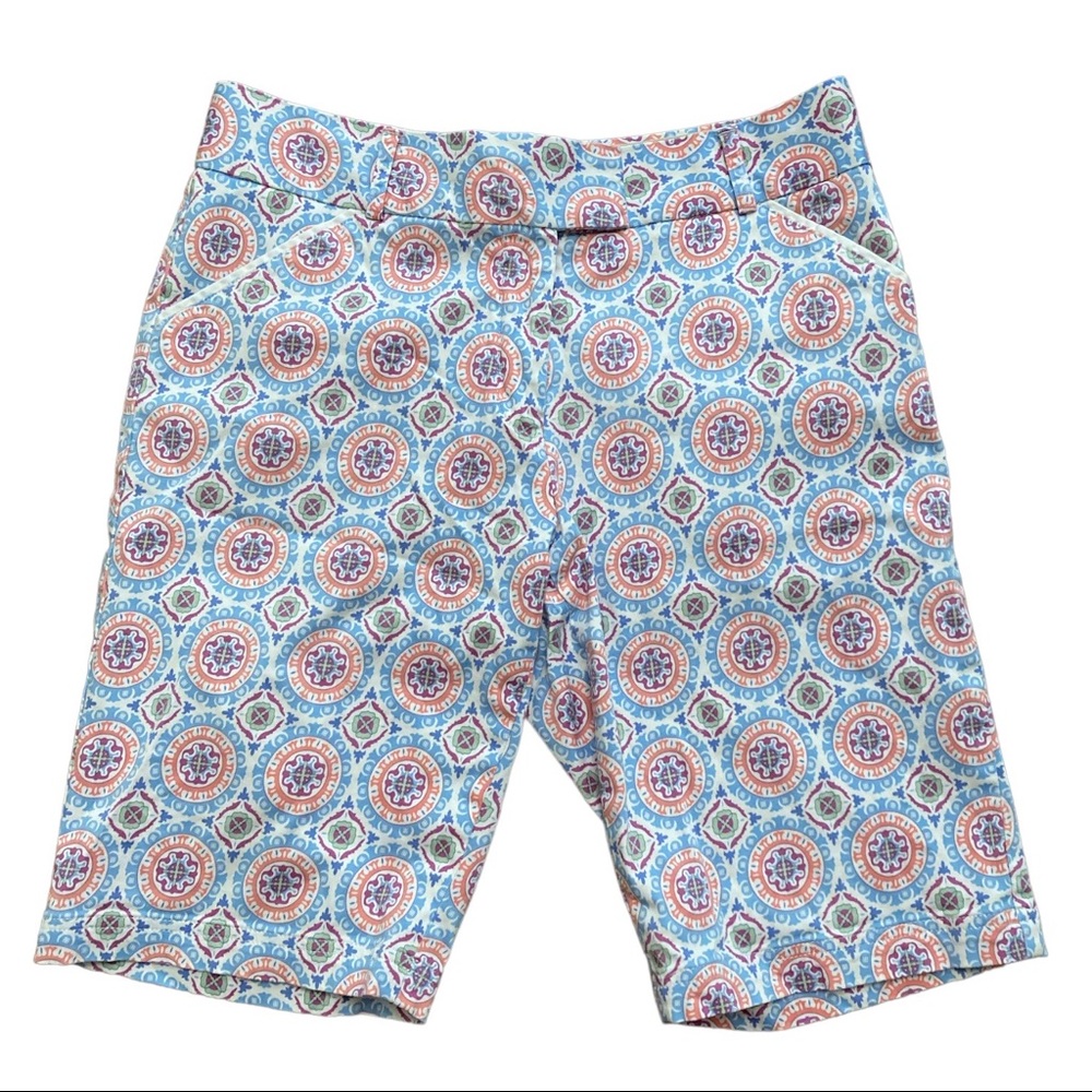 Peter Millar Multicolor Medallion Print Women's Bermuda Shorts